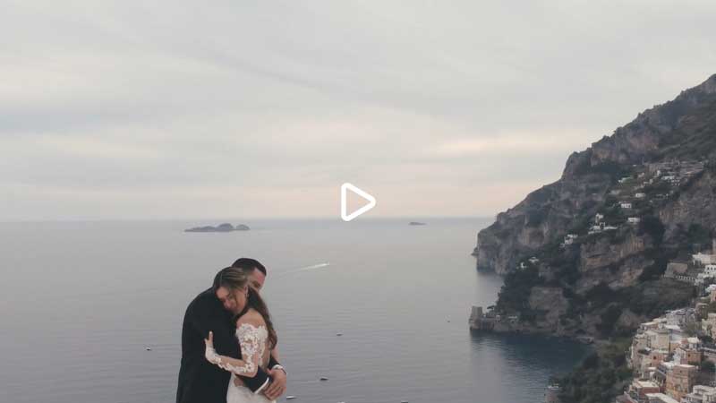 wedding videographer at Villa Oliviero, Positano