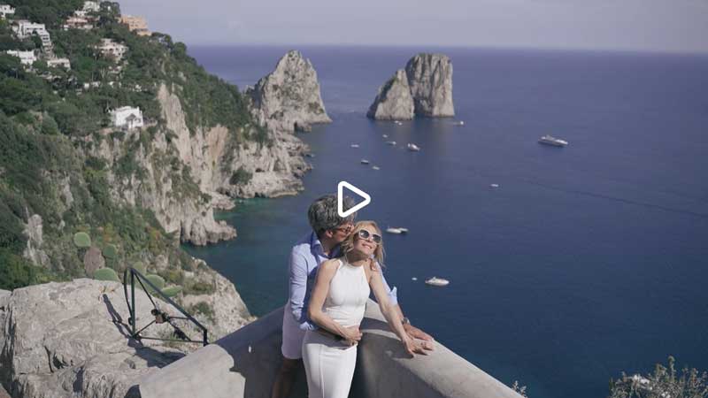 wedding videography Capri and Positano