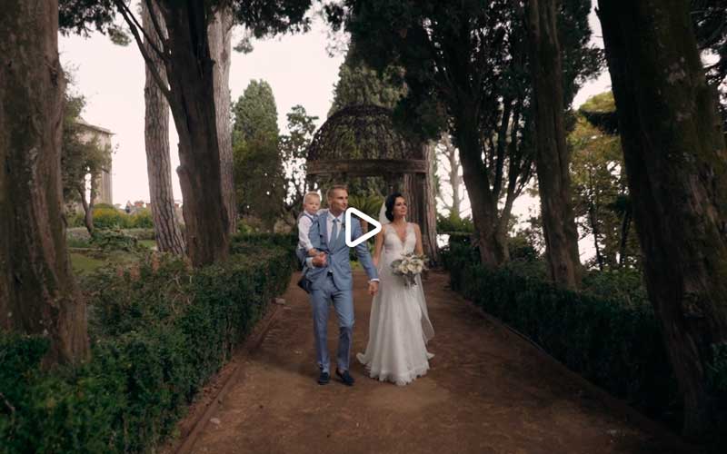 wedding videographer in Ravello, Amalfi Coast